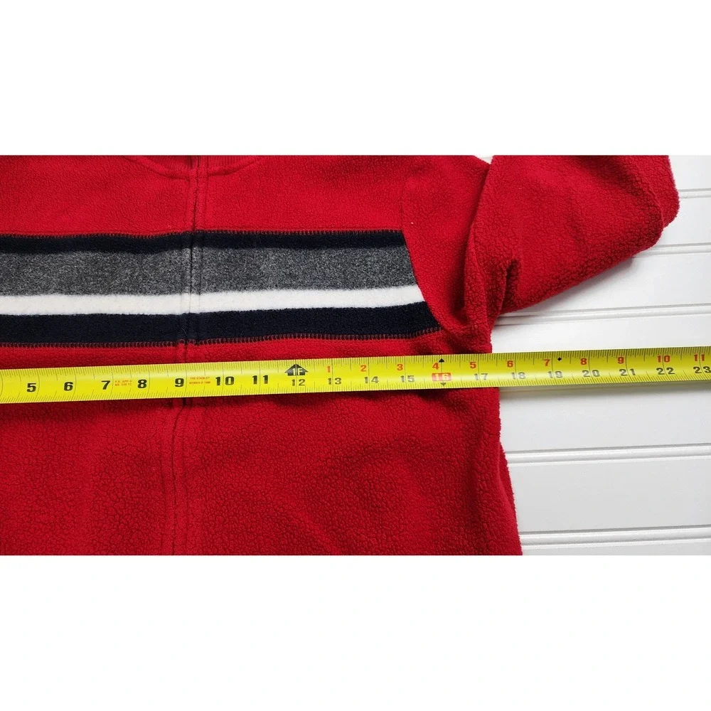 Gymboree Kids Boys Red Zip‎ Up Jacket Track Top Size Medium  7/8 Striped